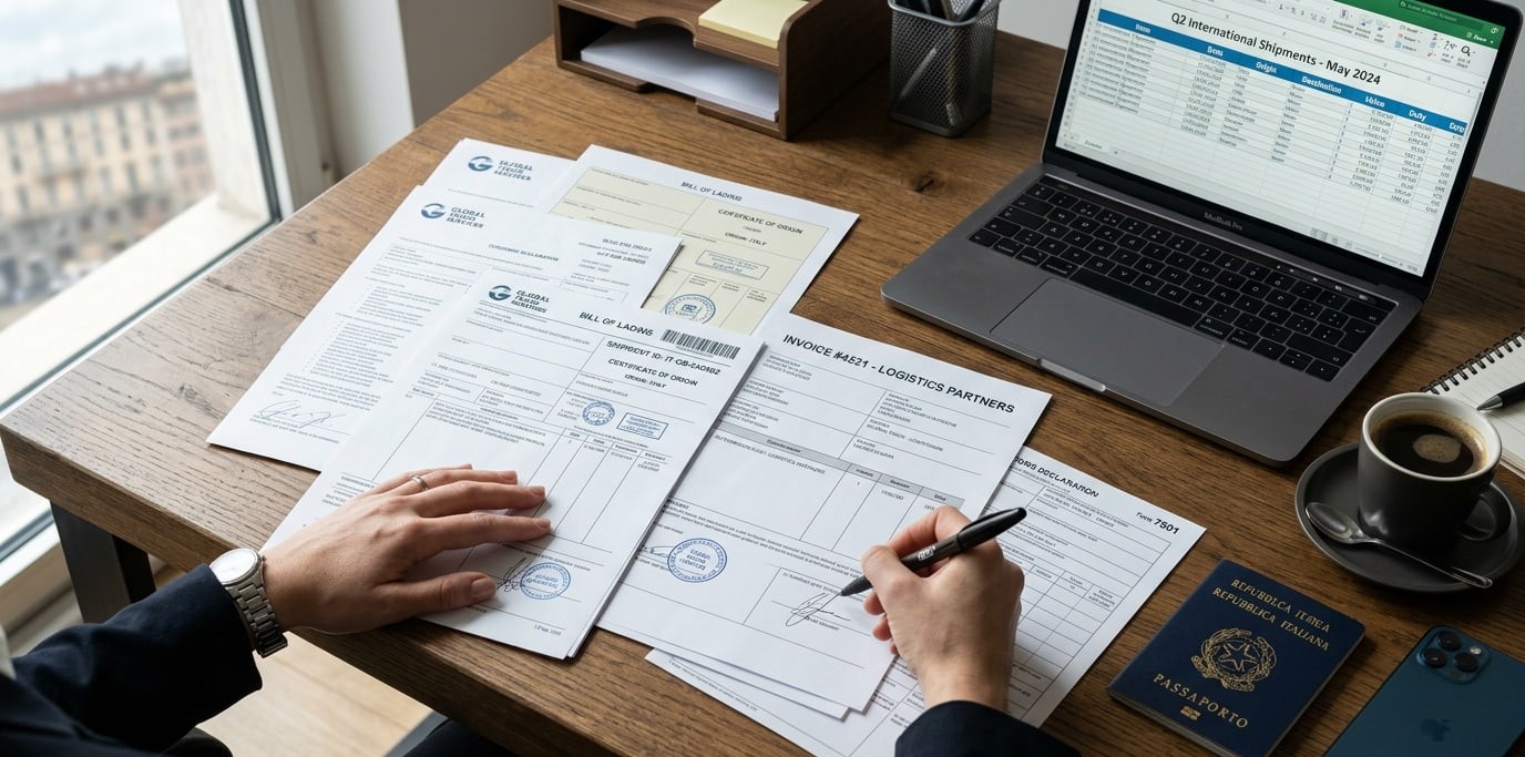 Customs documentation and trade paperwork